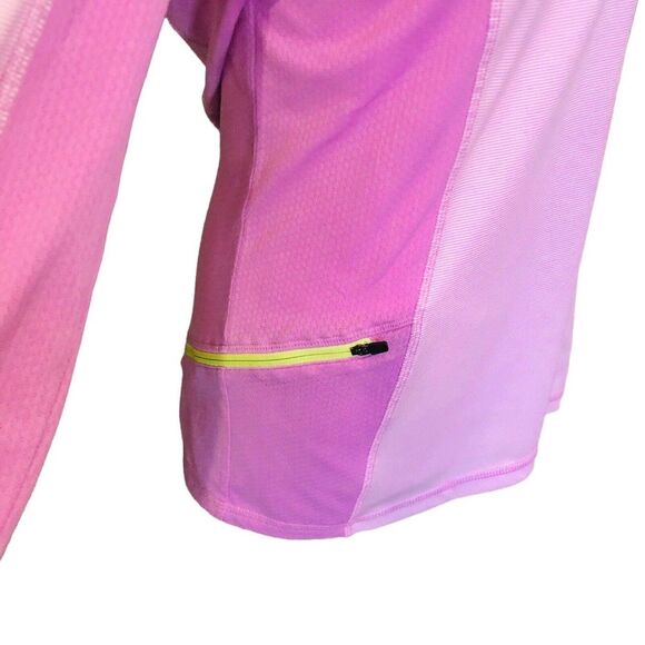 Xersion Light Pink Stripe 1/4 Zipper Women's Tennis Light Windbreaker Size (M) - Picture 7 of 7